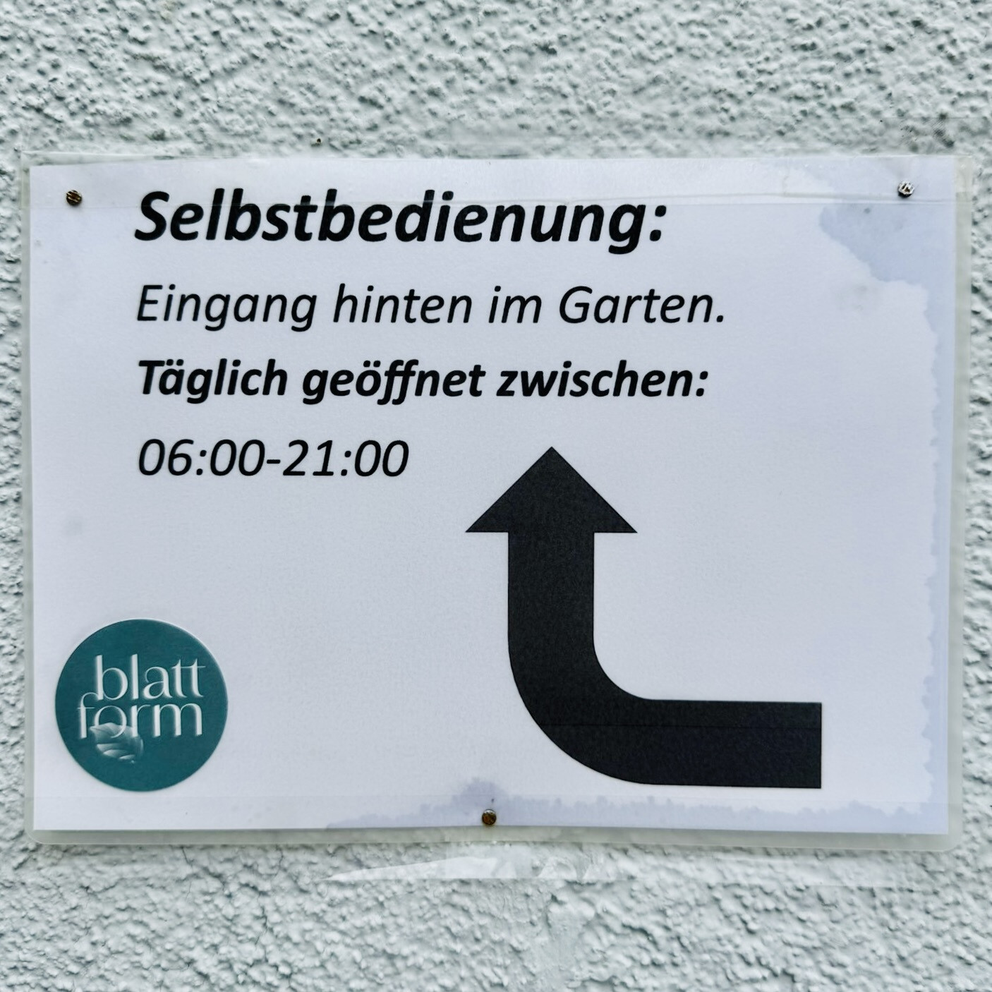 Selbstbedienung